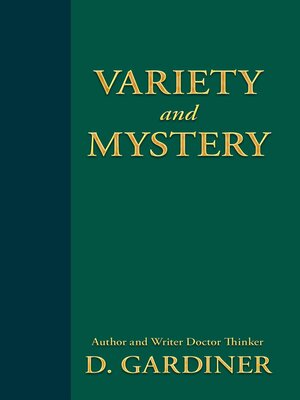 cover image of Variety and Mystery